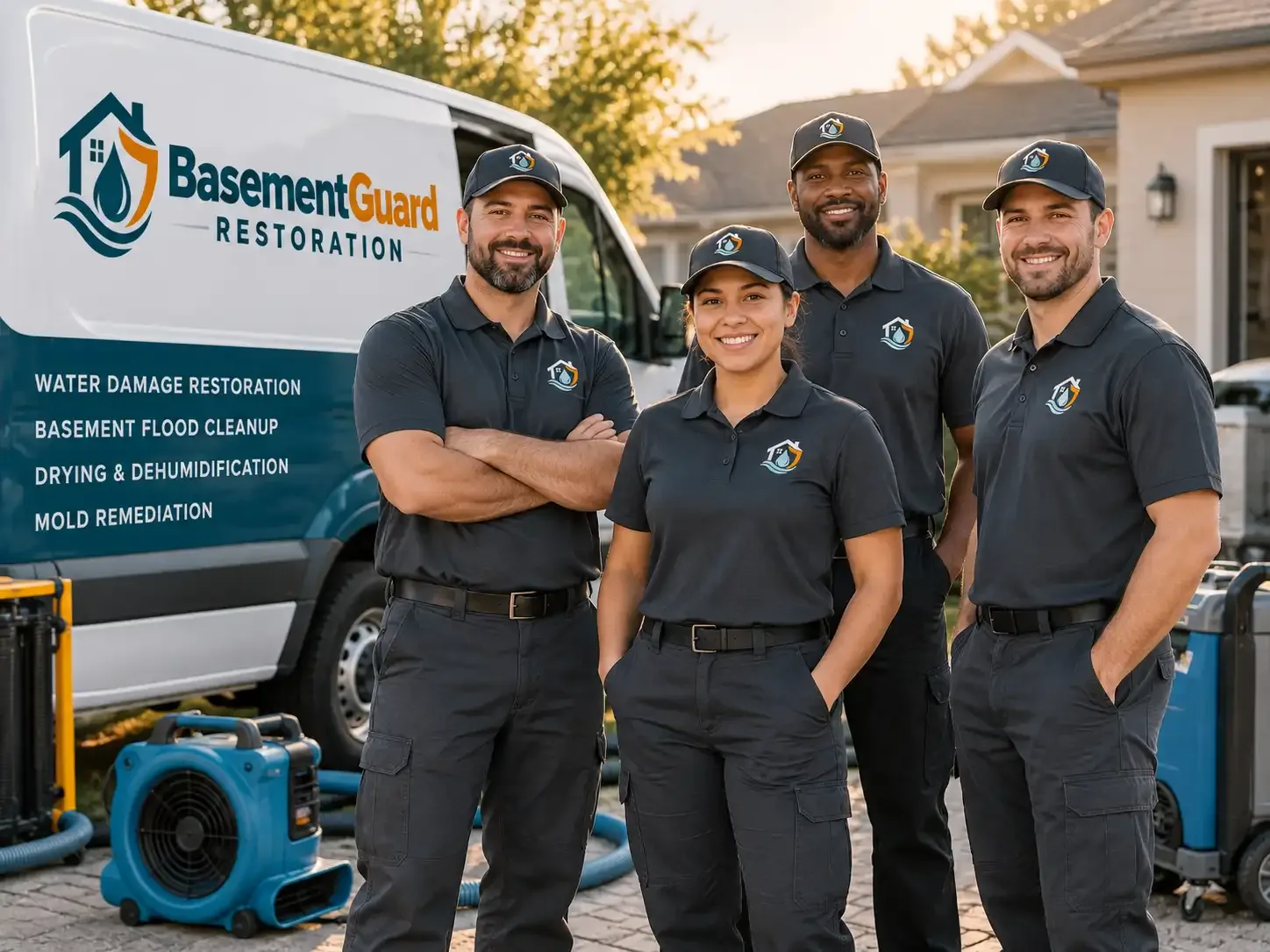 Basement Water Damage Restoration company in Voltaire, ND